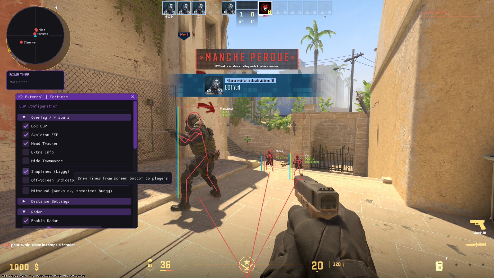 K2 Menu